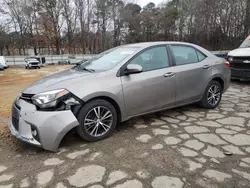 Toyota Vehiculos salvage en venta: 2016 Toyota Corolla L