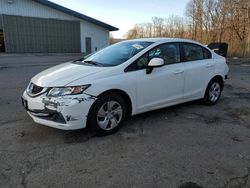 Salvage cars for sale from Copart East Granby, CT: 2013 Honda Civic LX