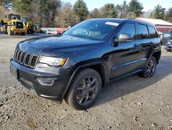 Salvage cars for sale from Copart Mendon, MA: 2021 Jeep Grand Cherokee Limited