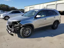 Salvage cars for sale from Copart Gaston, SC: 2015 KIA Sorento LX