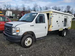 Salvage trucks for sale at West Mifflin, PA auction: 2018 Ford Econoline E450 Super Duty Cutaway Van