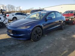 Salvage cars for sale at Spartanburg, SC auction: 2024 Tesla Model 3