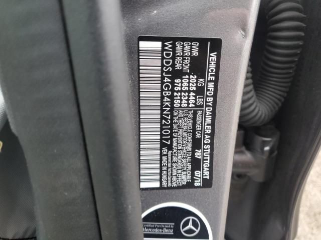 2019 Mercedes-Benz CLA 250 4matic