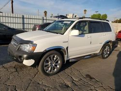 Salvage cars for sale at Colton, CA auction: 2006 Toyota Highlander Hybrid