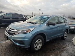 Salvage cars for sale at New Britain, CT auction: 2015 Honda CR-V LX