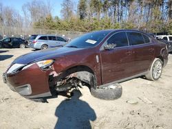 Salvage cars for sale at Waldorf, MD auction: 2012 Lincoln MKS