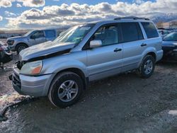 Salvage cars for sale at Magna, UT auction: 2005 Honda Pilot EXL