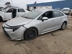 Salvage cars for sale at Woodhaven, MI auction: 2022 Toyota Corolla LE