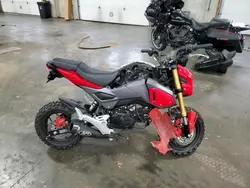 Honda Grom salvage cars for sale: 2018 Honda Grom 125