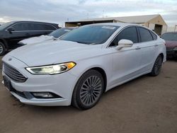 2017 Ford Fusion SE en venta en Brighton, CO