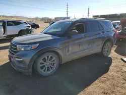 Salvage cars for sale at Colorado Springs, CO auction: 2023 Ford Explorer XLT