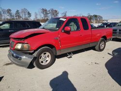 Salvage cars for sale at Spartanburg, SC auction: 2002 Ford F150