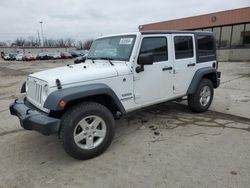 Salvage cars for sale at Fort Wayne, IN auction: 2016 Jeep Wrangler Unlimited Sport