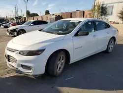 Salvage cars for sale at Wilmington, CA auction: 2017 Chevrolet Malibu LS