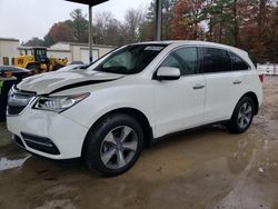 Salvage cars for sale at Hueytown, AL auction: 2016 Acura MDX