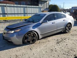 Salvage cars for sale at North Billerica, MA auction: 2012 Acura TL