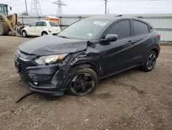 Salvage cars for sale at Elgin, IL auction: 2018 Honda HR-V EX