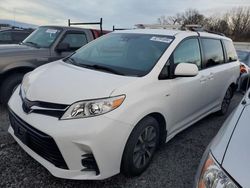 Salvage cars for sale at Assonet, MA auction: 2019 Toyota Sienna LE