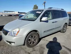 KIA salvage cars for sale: 2014 KIA Sedona EX