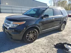 Salvage cars for sale at Gastonia, NC auction: 2015 Ford Explorer XLT