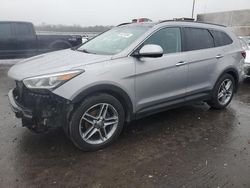 Salvage cars for sale at Fredericksburg, VA auction: 2017 Hyundai Santa FE SE Ultimate