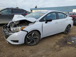 Salvage cars for sale at Woodhaven, MI auction: 2023 Nissan Versa SR