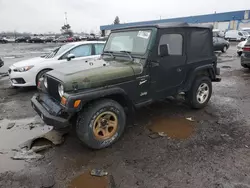 Jeep Wrangler / tj Sport salvage cars for sale: 1997 Jeep Wrangler / TJ Sport