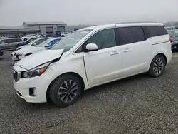 KIA salvage cars for sale: 2015 KIA Sedona EX