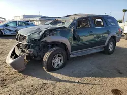 Salvage cars for sale at San Diego, CA auction: 2002 Toyota Sequoia SR5