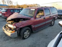 Chevrolet salvage cars for sale: 2004 Chevrolet Suburban C1500