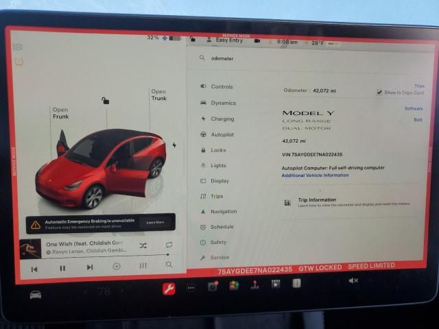 2022 Tesla Model Y