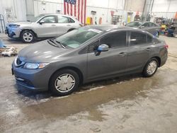 Honda salvage cars for sale: 2013 Honda Civic HF