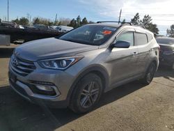 Salvage cars for sale at Denver, CO auction: 2017 Hyundai Santa FE Sport