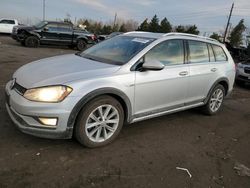 Salvage cars for sale at Denver, CO auction: 2017 Volkswagen Golf Alltrack S