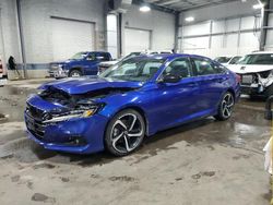 Salvage cars for sale at Ham Lake, MN auction: 2021 Honda Accord Sport SE