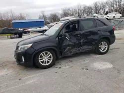 Salvage cars for sale at Rogersville, MO auction: 2015 KIA Sorento LX