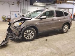 Salvage cars for sale at Wheeling, IL auction: 2012 Honda CR-V EXL