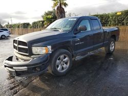 Salvage cars for sale at San Martin, CA auction: 2004 Dodge RAM 1500 ST