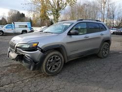 Jeep Cherokee salvage cars for sale: 2021 Jeep Cherokee Trailhawk