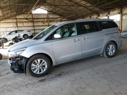 Salvage cars for sale from Copart Phoenix, AZ: 2018 KIA Sedona LX