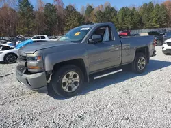 Salvage cars for sale at Gainesville, GA auction: 2017 Chevrolet Silverado K1500 LT