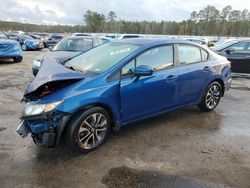 Salvage cars for sale at auction: 2015 Honda Civic EX