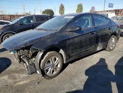 Salvage cars for sale at Wilmington, CA auction: 2019 Hyundai Elantra SEL