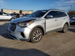 Hyundai salvage cars for sale: 2018 Hyundai Santa FE SE