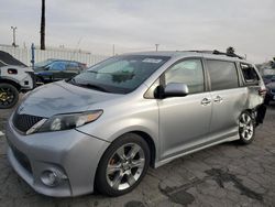 Toyota Sienna Sport salvage cars for sale: 2014 Toyota Sienna Sport