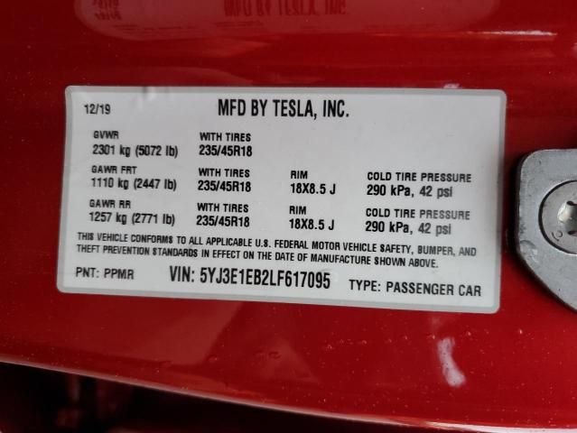 2020 Tesla Model 3