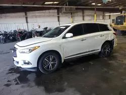 Salvage cars for sale at Denver, CO auction: 2019 Infiniti QX60 Luxe