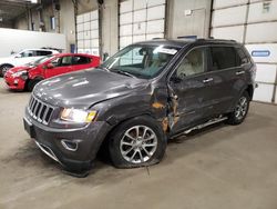 Salvage cars for sale from Copart Blaine, MN: 2015 Jeep Grand Cherokee Limited