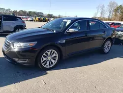 Vehiculos salvage en venta de Copart Dunn, NC: 2019 Ford Taurus Limited