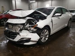 Chevrolet salvage cars for sale: 2019 Chevrolet Malibu LT